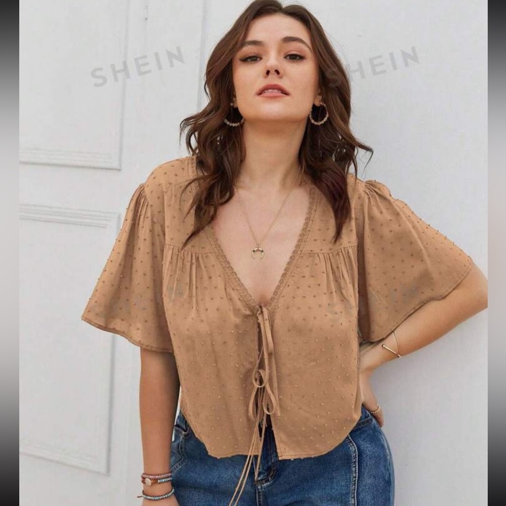 Tie Front Blouse